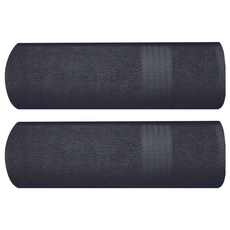 NICING STUDIO 珊瑚絨毛巾 - 35*75公分, 幻影黑, 2條