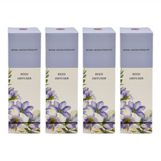 小麥購物 室內擴香瓶 S043 172g, 50ml, 藍風鈴, 4瓶