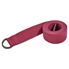 adidas 愛迪達 編織瑜珈伸展帶, 胭脂紅色, 1個