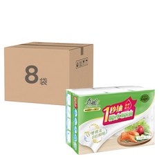 春風 抽取式廚房紙巾, 3包, 8袋