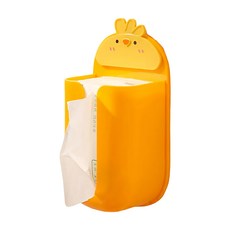 掛牆式口罩收納盒 免釘免鑽, 小雞, 1個