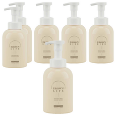 Brown Life 泡沫洗手乳, Baby Powder 香味, 16.9 fl.oz / 500ml, 6瓶