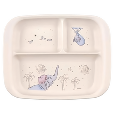 Skater XP7AG 三格餐盤 小飛象, 1個, 分格盤