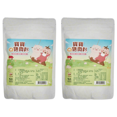 粥寶寶 寶寶純豬肉鬆, 無防腐劑 無味精 無澱粉, 適合1歲以上寶寶, 100g, 2包