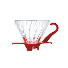 HARIO 好璃奧 V60 01玻璃濾杯, 1-2杯用, 1入, 1-2杯