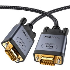 CODEWAY RGB VGA 螢幕連接線, 1個, 2m
