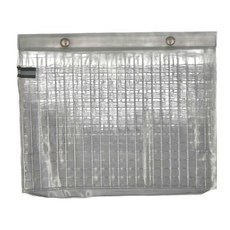 KOKUYO 國譽 Piiip A5透明收納包 W255 x D30 x H200mm, 銀灰, 1個