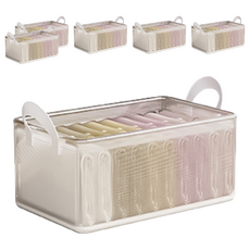 折疊鋼架收納盒 Set PVC鋼架 可堆疊, 中號(30 x 24 x 17cm), C201, 18個