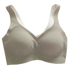 BE2168 無鋼圈內衣, XL 尺寸, 80%棉, 綠