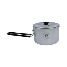 trangia 501050 T-Cup 多用途戶外輕量神杯 - 杯子、湯鍋, 銀色, 1個
