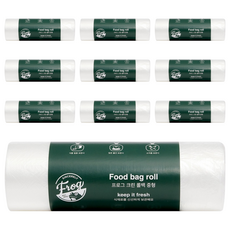 SINCERELY Frog 捲筒型食物保鮮袋 Set 500入, M 25 x 35cm, 10捲