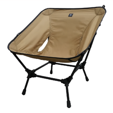 VENTLAX 兩段式焚火椅，寬背戰術椅, 沙色, 1個