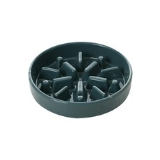 PEHOM 慢食陶瓷碗/光(藍)m 1入 寵物慢食碗 狗碗 貓碗 餵食碗