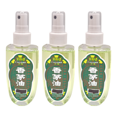 室翲香 玻璃香茅油 100ml, 3瓶