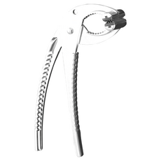 AHOYE 鋅合金夾盤器，防滑手柄設計，輕鬆夾取各式碗盤，廚房必備好幫手, 1支, 單一顏色