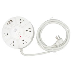 aibo 蜂巢式PD快充 1.8M 1開5插 雙USB 過載斷電 防火材質, 1條