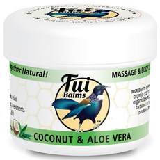 Tui Balms 深度修復身體按摩精油蜂蠟膏 蘆薈, 含有紐西蘭蜂蜜, 橄欖油, 維生素E, 1罐