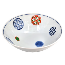 有田燒 彩球5淺井-日本製 陶瓷碗 14.2 x 5.5 公分 340mL, 1個