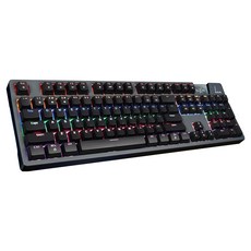 FOXXRAY 狐鐳 塔勒斯戰狐機械電競鍵盤 原廠保固, FXR-HKM-78, 茶軸, Black