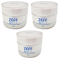 Zeff 素顏霜，含雲母和珍珠粉，提亮遮瑕，可用作日霜/妝前霜/身體霜，45g, 白色, 3罐