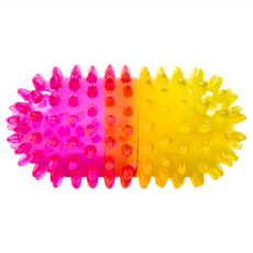 earth rated 莎賓 刺刺球 狗玩具 無毒橡膠 發聲器, 3吋, 顏色隨機, 1個