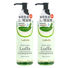 hanboly 絲瓜玻尿酸保濕卸妝油, 補水/飽水/鎖水, 溫和不刺激, 250ml, 2瓶