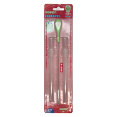 DOOBY 大眼蛙 彈跳水壺軟吸管 吸管刷 Set, 330ml, 1組