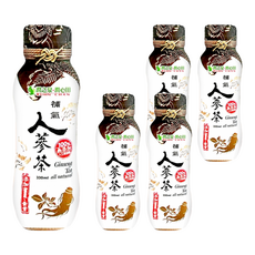潤之泉潤心田 人蔘茶, 330ml 天然, 5瓶