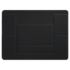 MOFT 黏貼散熱孔款隱形筆電支架 皮革款，適用於11.6-16吋筆記型電腦，可承重8公斤，可調整高度, 黑色, 1個