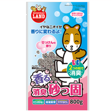 MARUKAN 凝結消臭鼠沙, 800g, 皂香, 1入