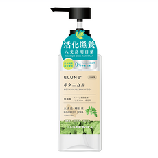 ELUNE 伊露恩 日本國產植物菁萃洗髮精 八丈島明日葉, 500ml, 1瓶