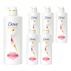 Dove 多芬 輕盈蓬鬆 潤髮乳 針對細軟扁塌髮質, 700g, 6瓶