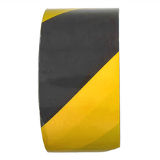 polar bear 北極熊 警示膠帶 WAT4820Y, 黑色 + 黃色, 2捲