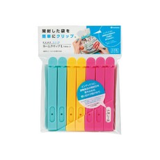 inomata 6210 7入 輕巧方便 萬用封口夾, 單色