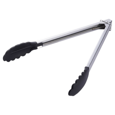 KAI 貝印 KITCHEN 矽膠萬能夾, 30cm, 矽膠頭, 不鏽鋼本體, 耐熱溫度210℃, DH-8085, 1支