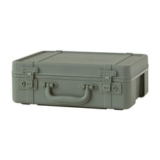 Hachiman Kasei 八幡化成 手提收納箱, 23.5cm, 軍綠色, 1個