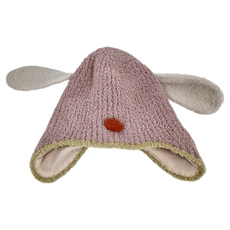 Kocotree 糯糯絨動物護耳毛帽 - 兔兔奶糖 100%聚酯纖維, L(52~56cm)