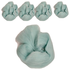 台灣敏愛 羊毛氈補充包, 湖綠色, 8包