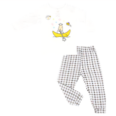 紫帽子系列 居家睡衣 星空月船 Set 1件, 4T