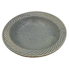 深川刻紋9深皿-日本製 容量400 (mL) 陶瓷, 深川刻紋, 1個