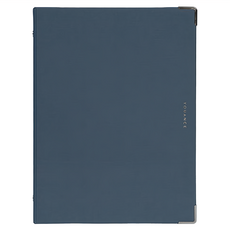 maruman YOUANCE 26孔夾 B5, A5尺寸，80g/m²書寫紙，聚丙烯蓋板材料，70頁內頁規格，6mm標準橫線活頁，層壓板片索引5棒, 海軍藍, 1本