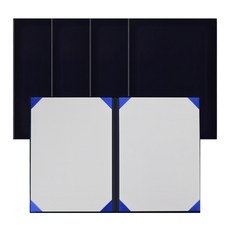 Eco青雲 絲絨獎狀證書夾 A4, 深藍色, 5個