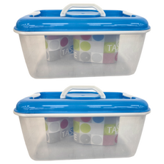 HOUSE 好室喵 蘋果提箱 PP聚丙烯材質 6.7L, 大 32.4 x 21.4 x 16cm, CAWA001 顏色隨機, 2個