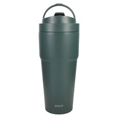 WOKY 沃廚 台灣公司貨 渾圓杯 雙層陶瓷, 綠色, 750ml, 1個