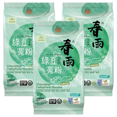 龍口 春雨綠豆寬粉，不含防腐劑，無膽固醇，全素, 120g, 3包