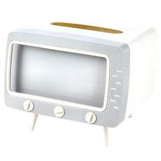 半島良品 電視造型面紙盒, 象牙白, 1個