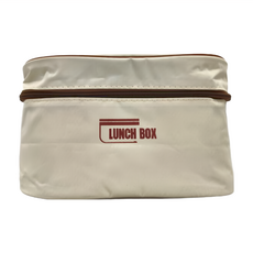 雙層保溫盒4件組 827g, 1組, 米色