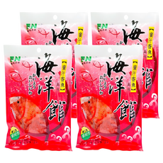 嘉南食品 海洋館 蜜汁香魚風味, 60g, 4包