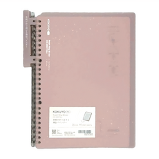 KOKUYO 國譽 ME 360度活頁夾, 粉灰色, 1本