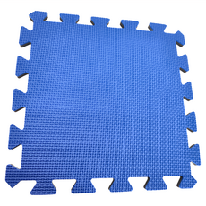 騰宇 EVA 雙面地墊 9入組 厚度1公分 台灣製, 30 x 30cm, 藍色, 1組